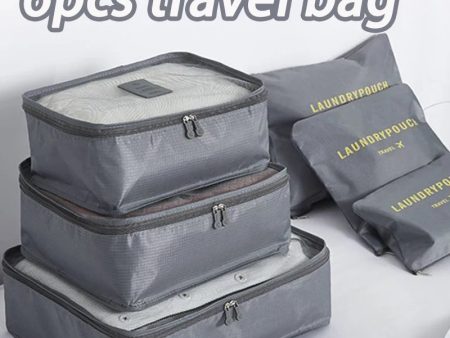 6PCS Travel Storage Bag Set Supply