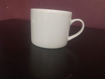 Ceramic Tea Cup White For Sale