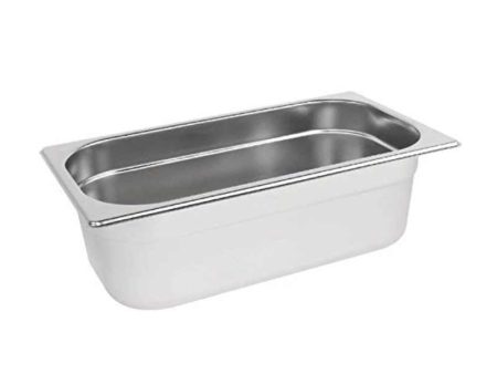 Stainless Steel 1 3 GN Pan 100 mm Deep Online Hot Sale