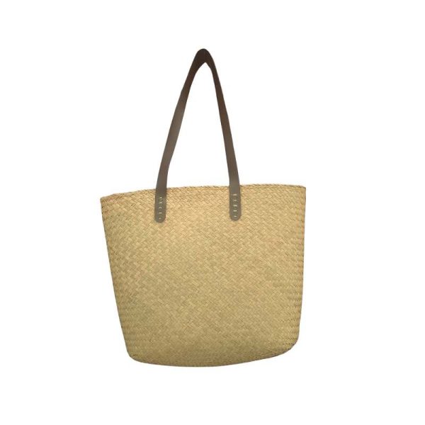 Handmade Natural Seagrass Tote Bag Hot on Sale