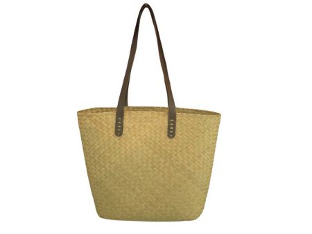 Handmade Natural Seagrass Tote Bag Hot on Sale