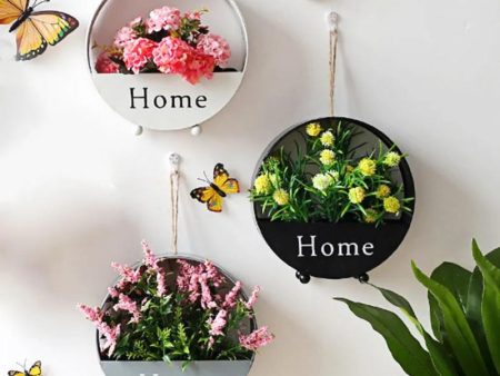 Hanging Flower Pot Round Iron Cheap