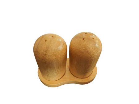 Salt & Pepper Shaker Bamboo For Sale