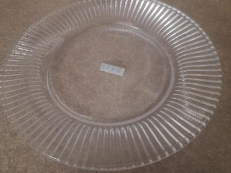 Glass Serving Tray Round 10.5  on Sale