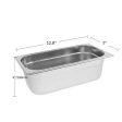 Stainless Steel 1 3 GN Pan 100 mm Deep Online Hot Sale