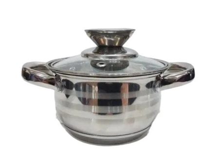 Stainless Steel Casserole with Steel Handle 16 CM Online now